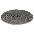 Round Woven Placemats - Black
