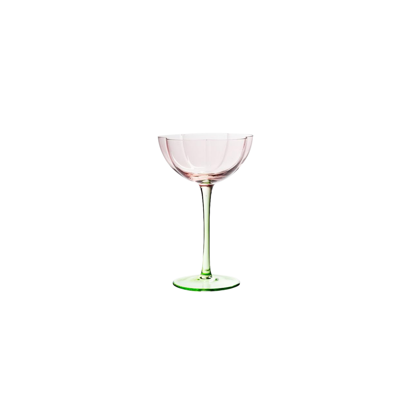 Coupe Glass - Floral