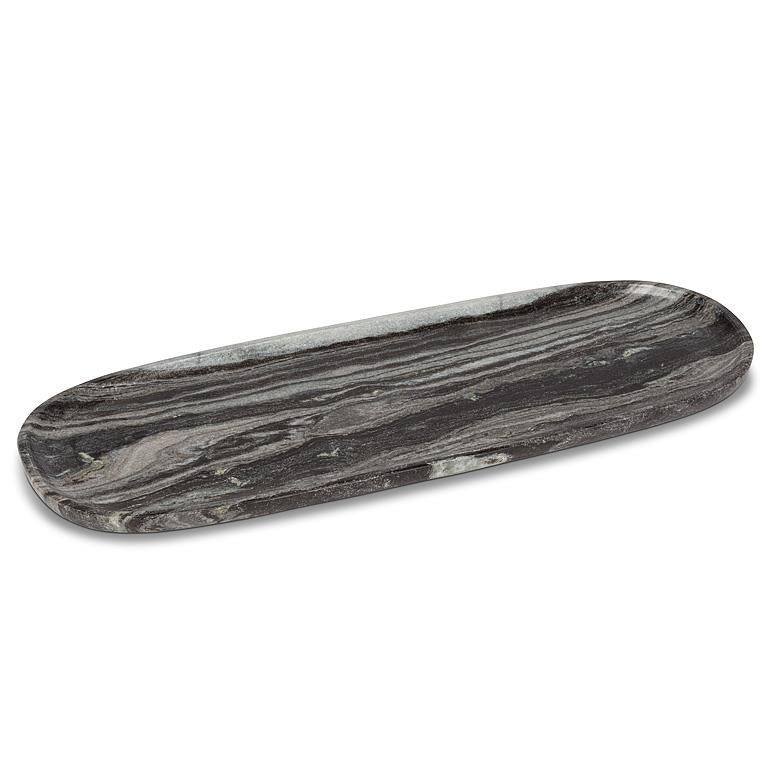Lg Oblong Tray-Black