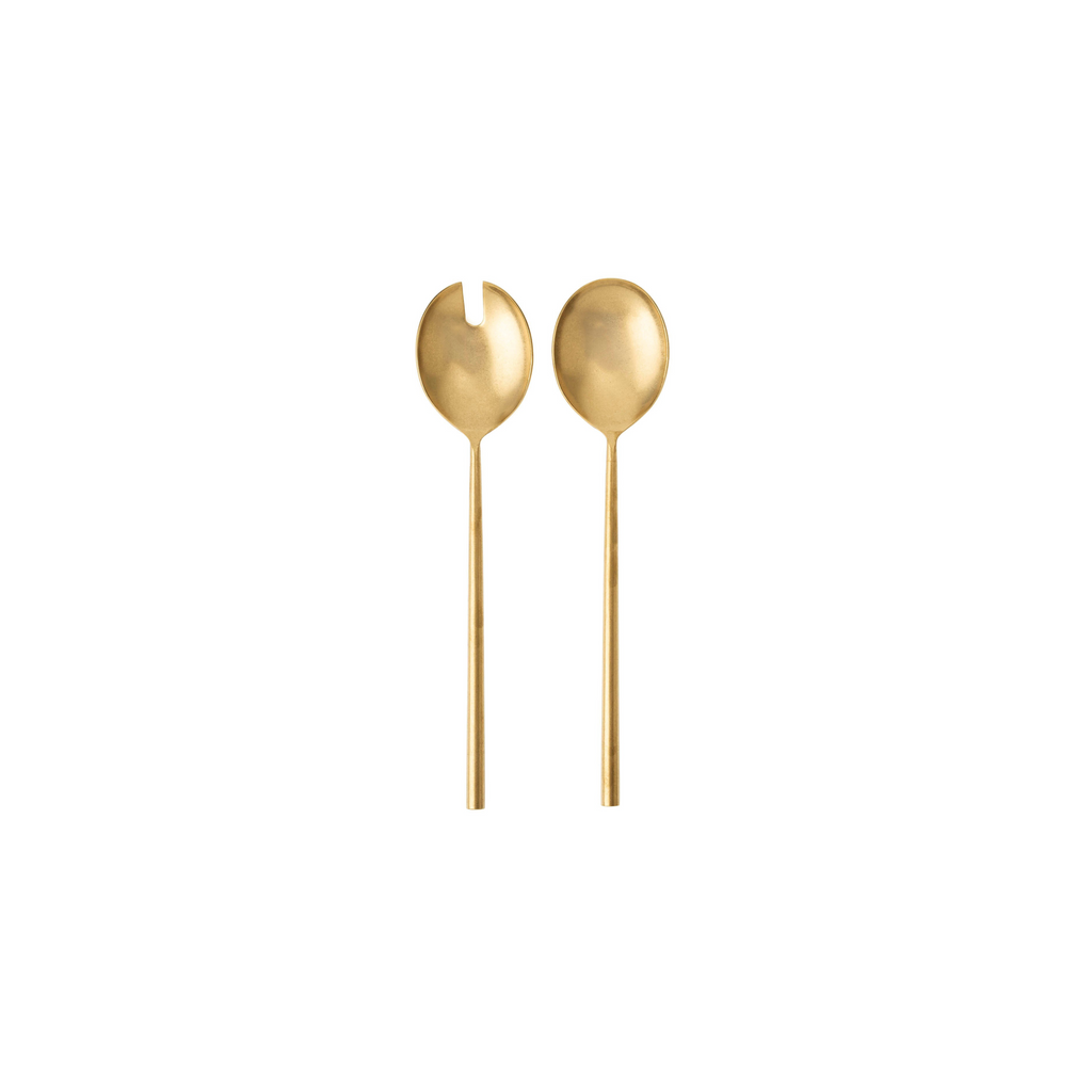 Tides Salad Servers - Gold