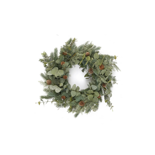 22" Cedar & Eucalyptus Wreath