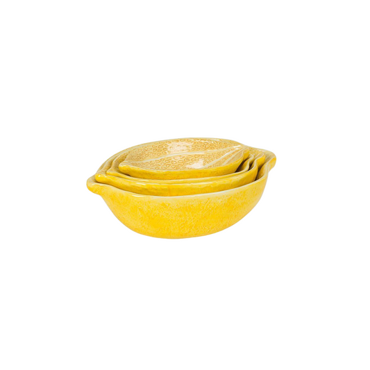 Lemon Nesting Bowls - Set of 4