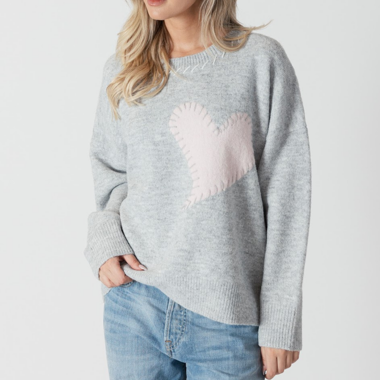 Heart Roundneck Sweater