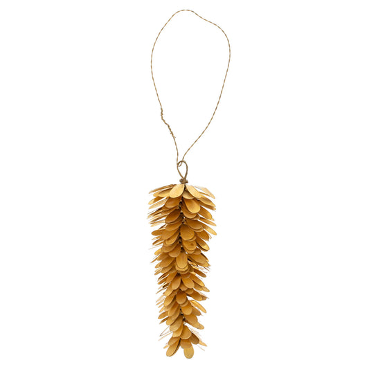 Brass Pinecone Ornament