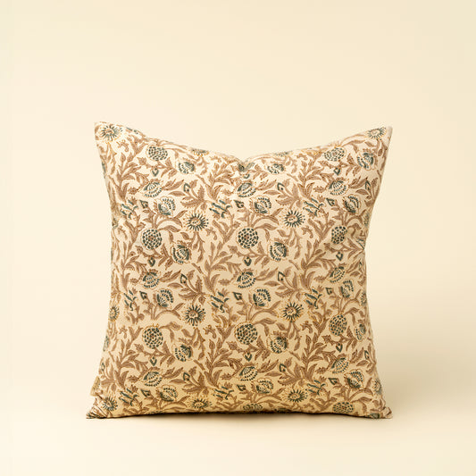 Sundari Block Print Pillow
