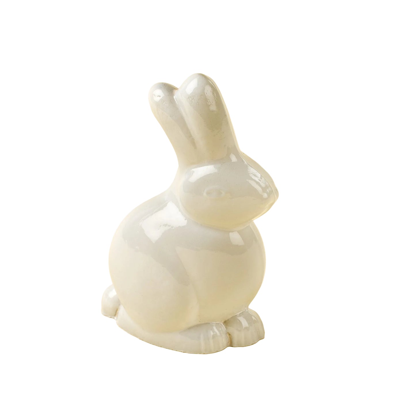 Glass Bunny L - White
