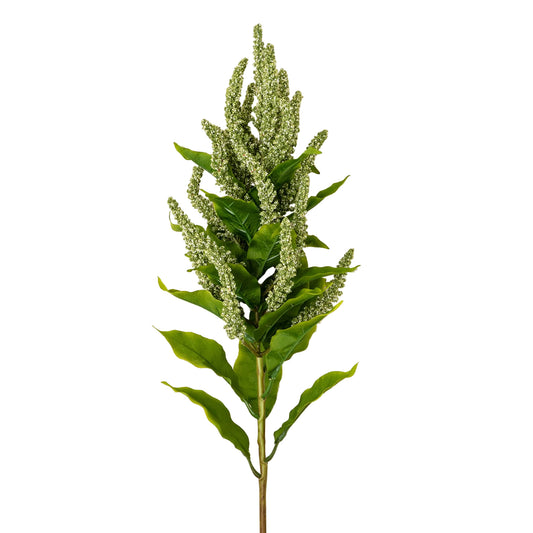 Faux Foxtail Stem, Green