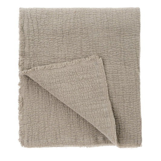 Malabar Throw Blanket Stone