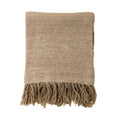 Nomad Linen Weave Throw - Fawn