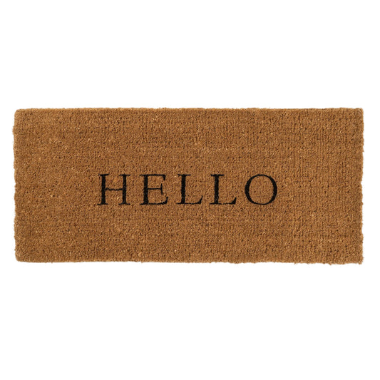 Hello Coir Doormat
