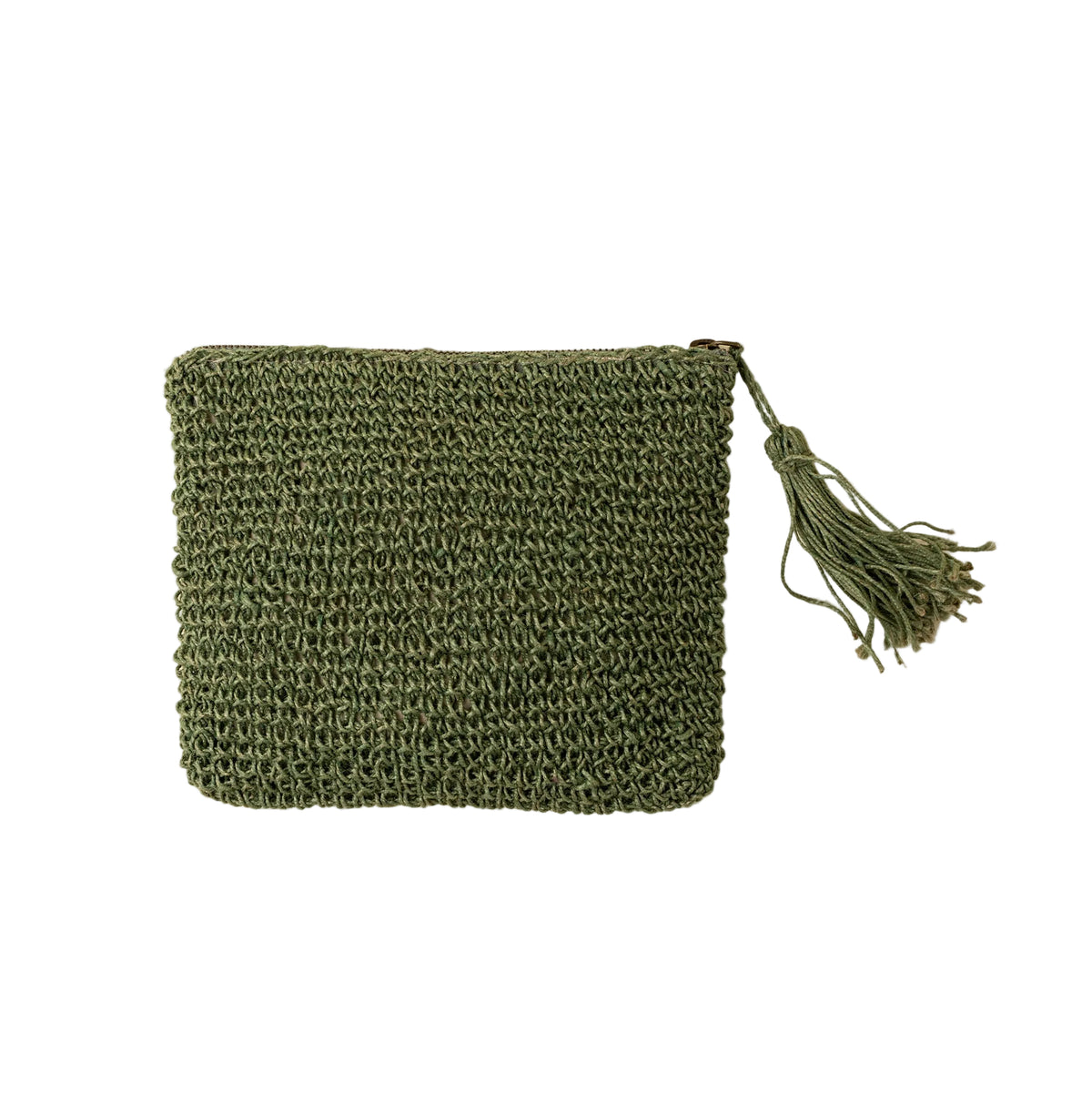 Lola Woven Jute Pouch
