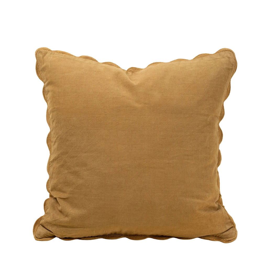 20x20 Corduroy Scallop Pillow,