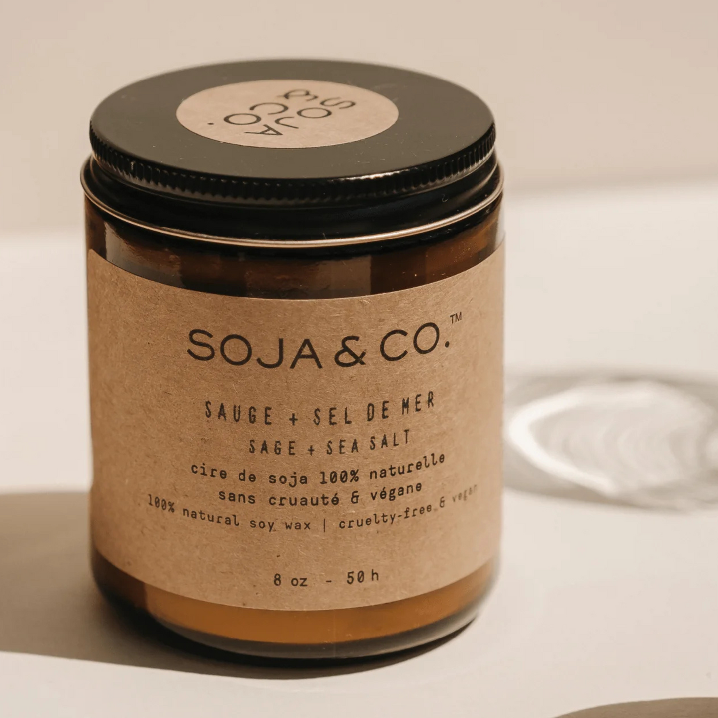 SOJA&CO Candle - Sage + Sea Salt