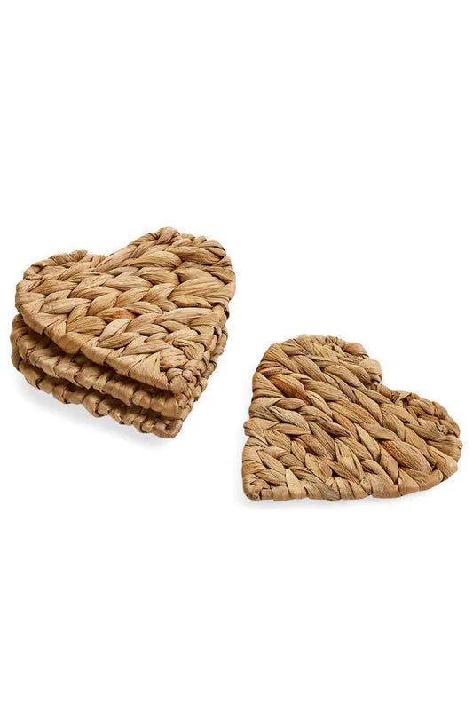 Heart Shaped Coasters - Set of 4