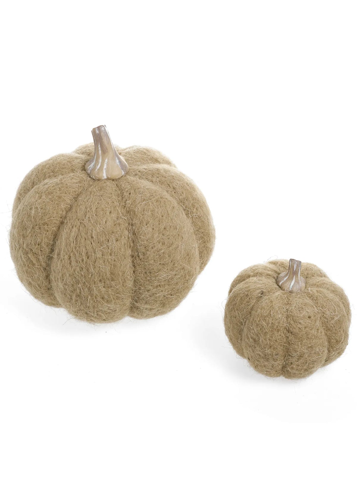 Wool Pumpkin - Beige Lrg