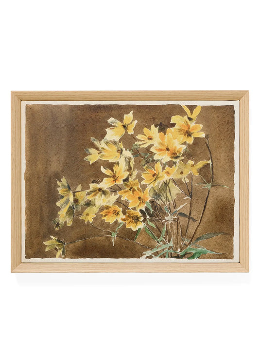 Framed Flower Wall Art