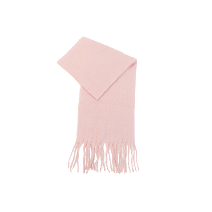 Solid Fringe Scarf