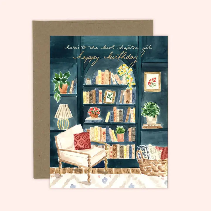 Best Chapter Yet Birthday Card | Book Theme