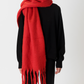 Solid Fringe Scarf