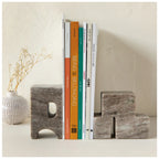 Block Marble Beige Bookend