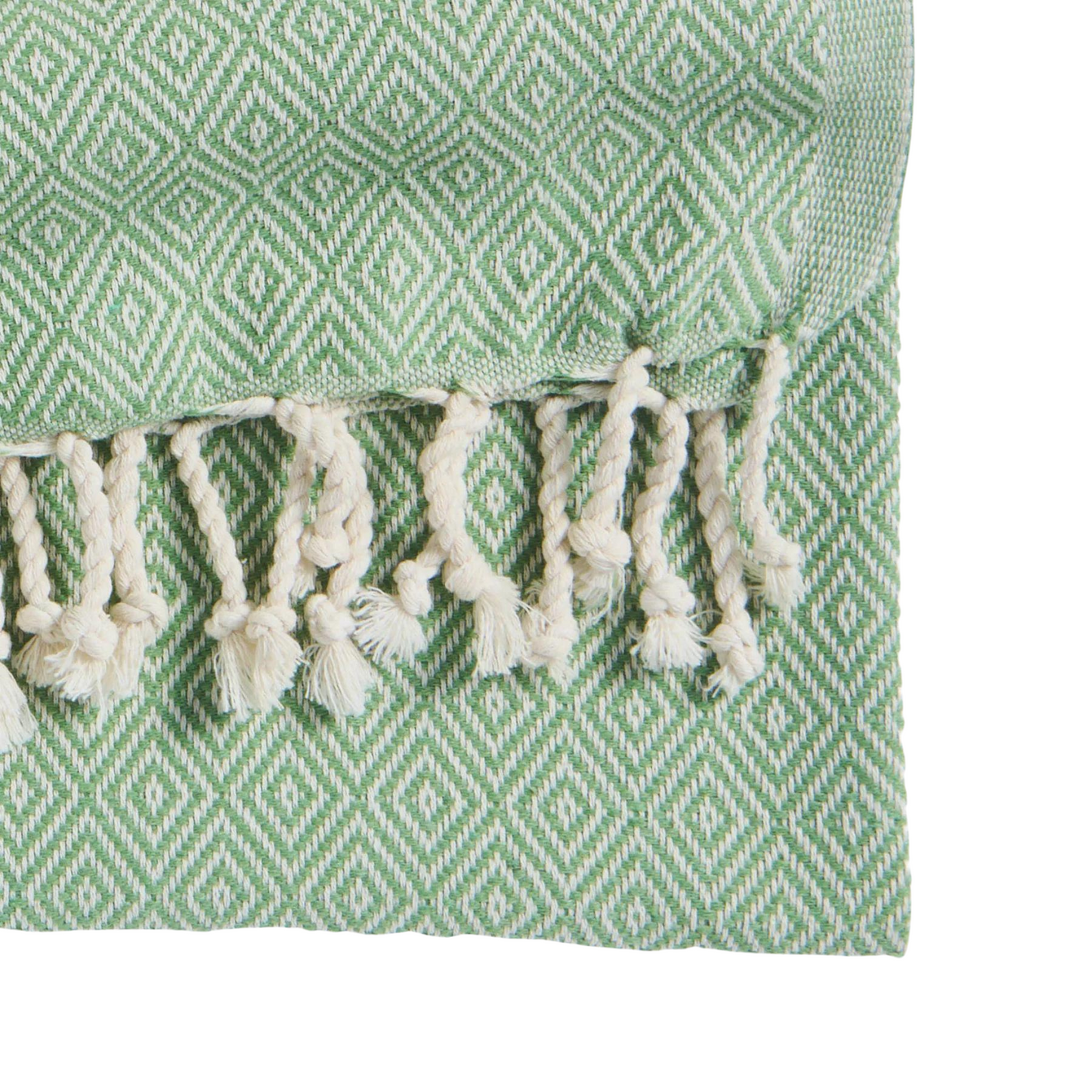 Diamond Hand Towel - Thyme