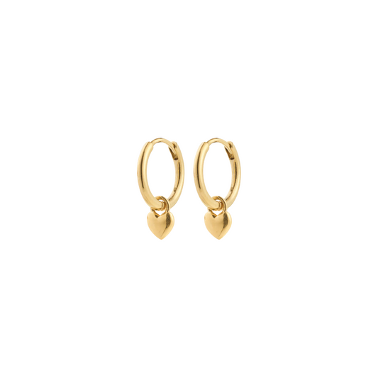 Alaia Tiny Pendant Heart Earings