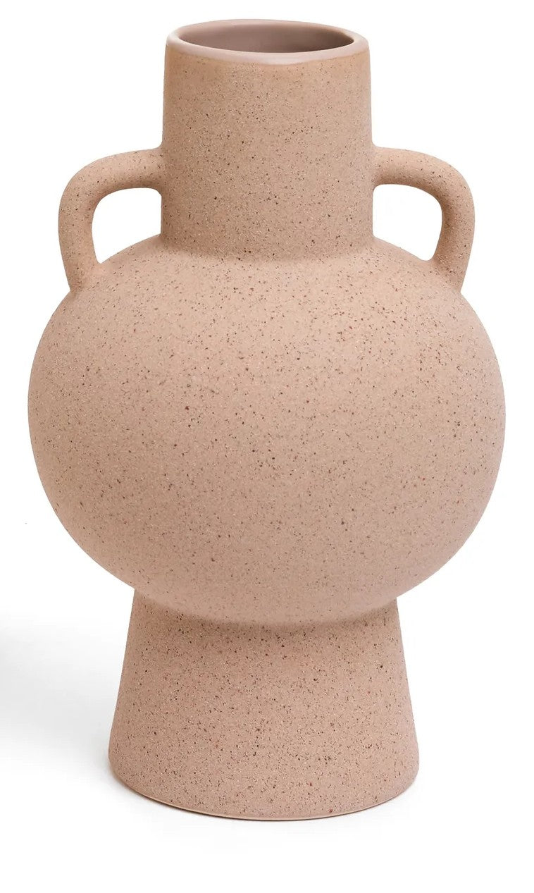 Vacarage Cera Vase W/ Handles - Sand