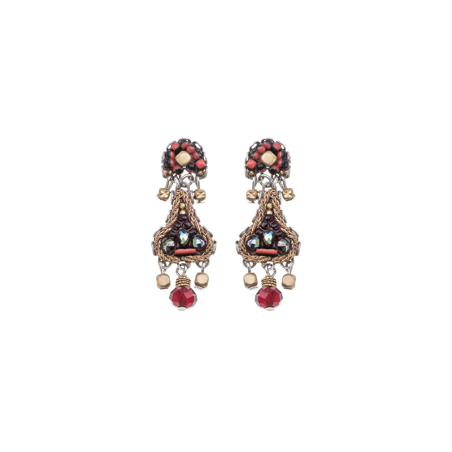 Noble Wine Earrings - Claret