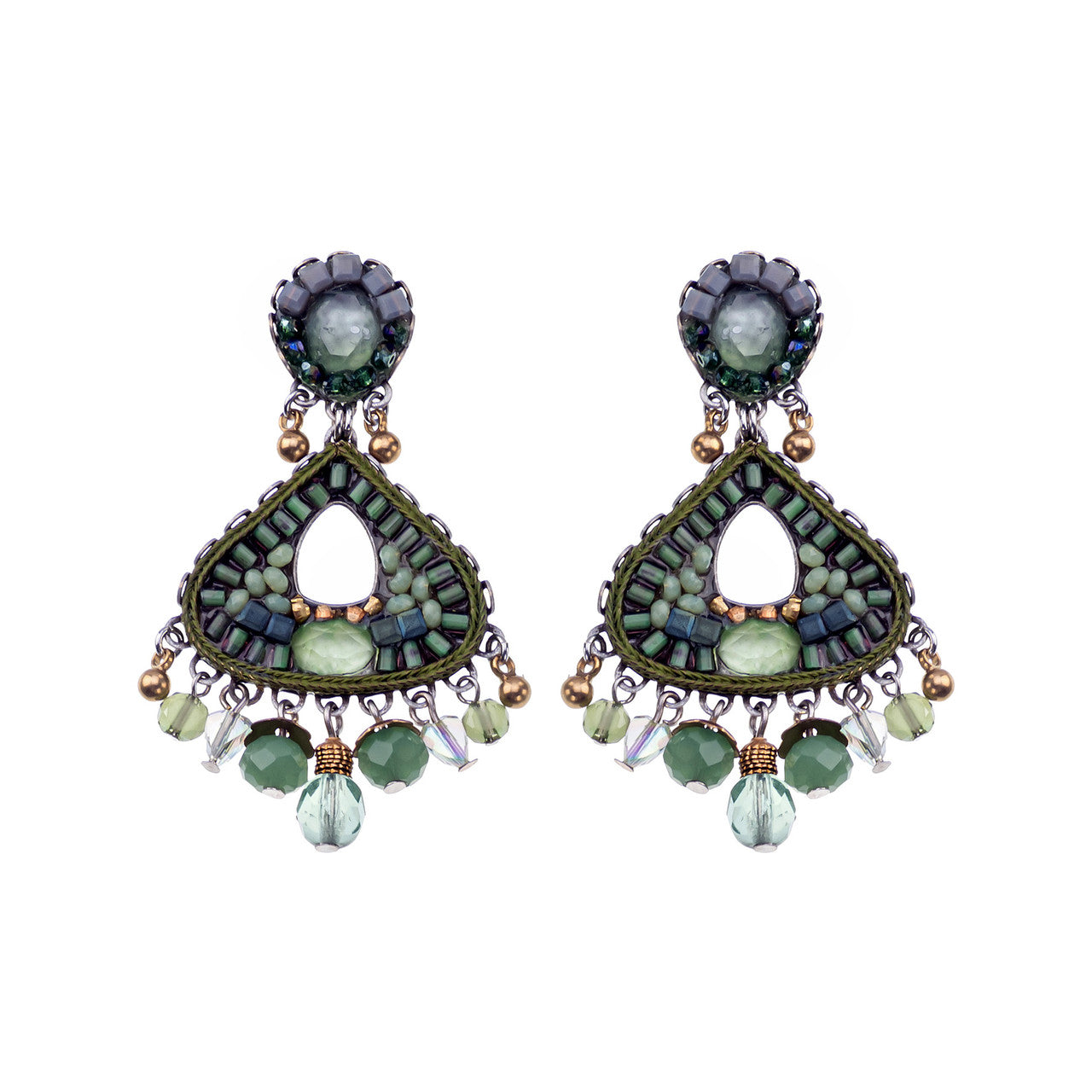 Avocado Groves Chlorophyll Earrings