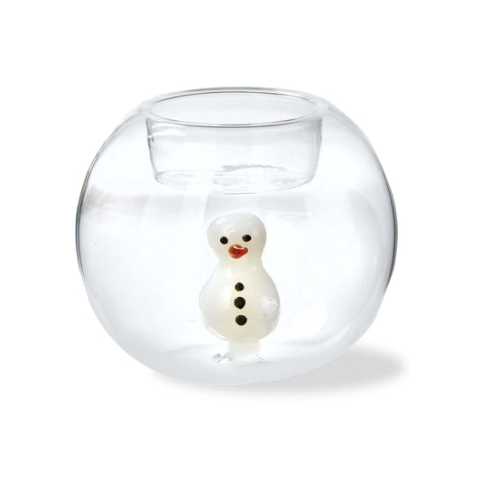 Snowman Globe Tealight Holder