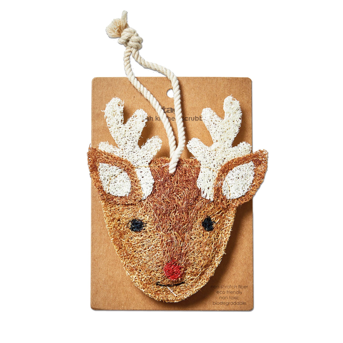 Reindeer Loofah Scrubber