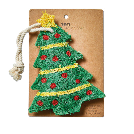 Christmas Tree Loofah Scrubber