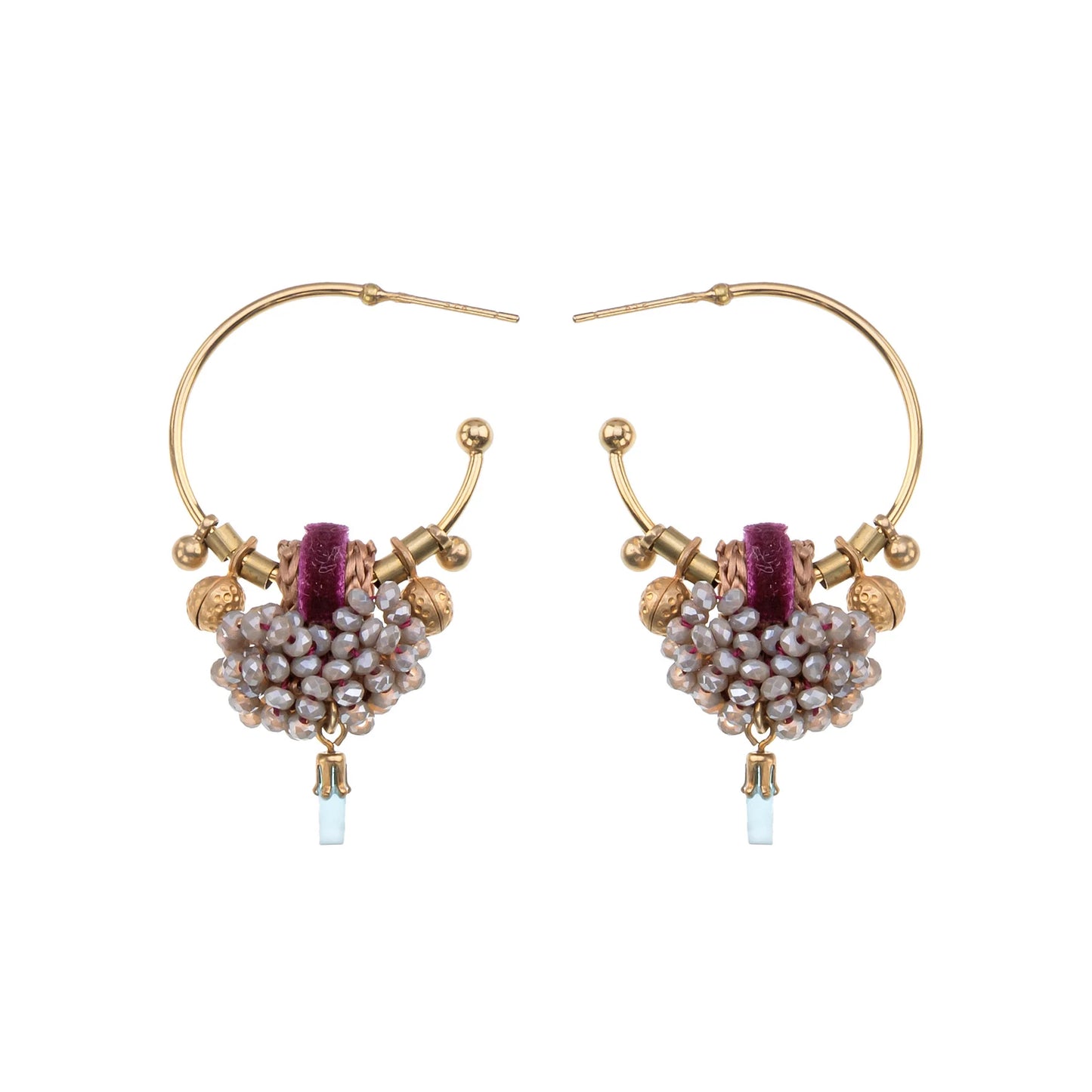 Berry Blush Earrings - Rosmoke