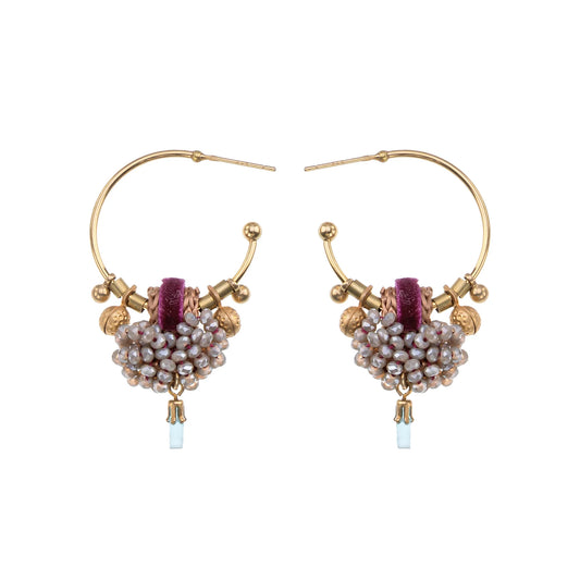 Berry Blush Earrings - Rosmoke