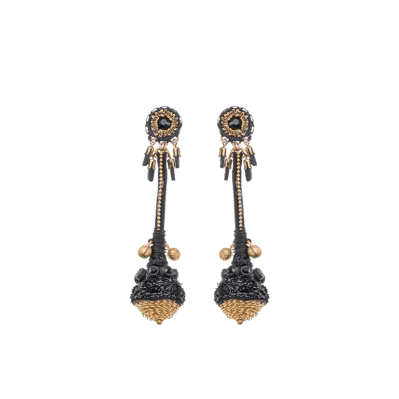 Gilded Black-Late Night Expresso Earings