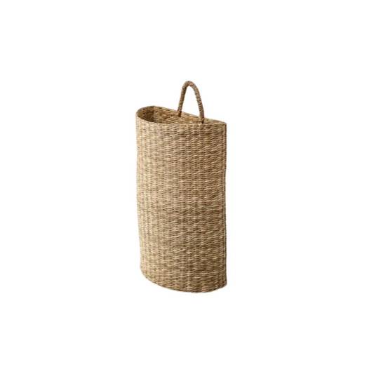 Wall Seagrass Basket - Natural