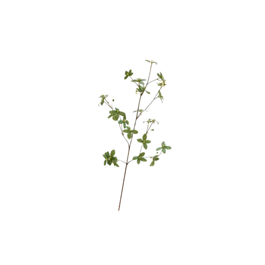Faux Leaf Stem - 7"