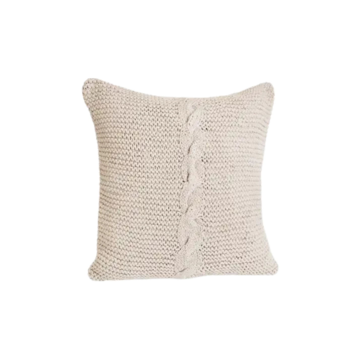 Knitted Cushion - Oat