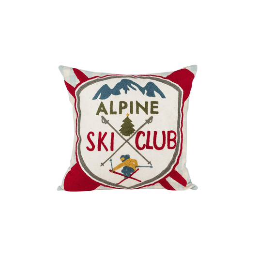 Alpine Ski Club Pillow