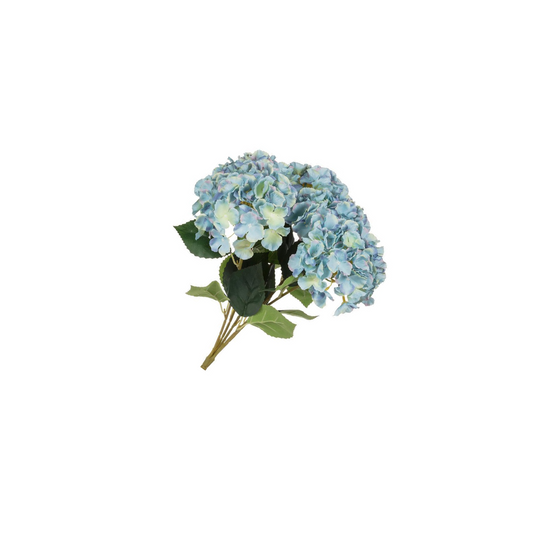 Faux Hydrangea Bouquet - Blue