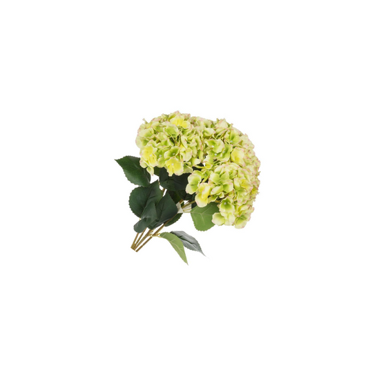 Faux Hydrangea Bouquet - Green