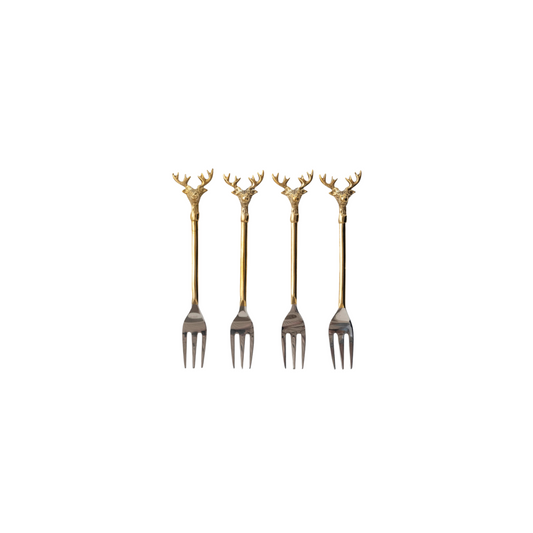 Deer Canape Forks