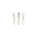 Loop Cheese Knives - Brass