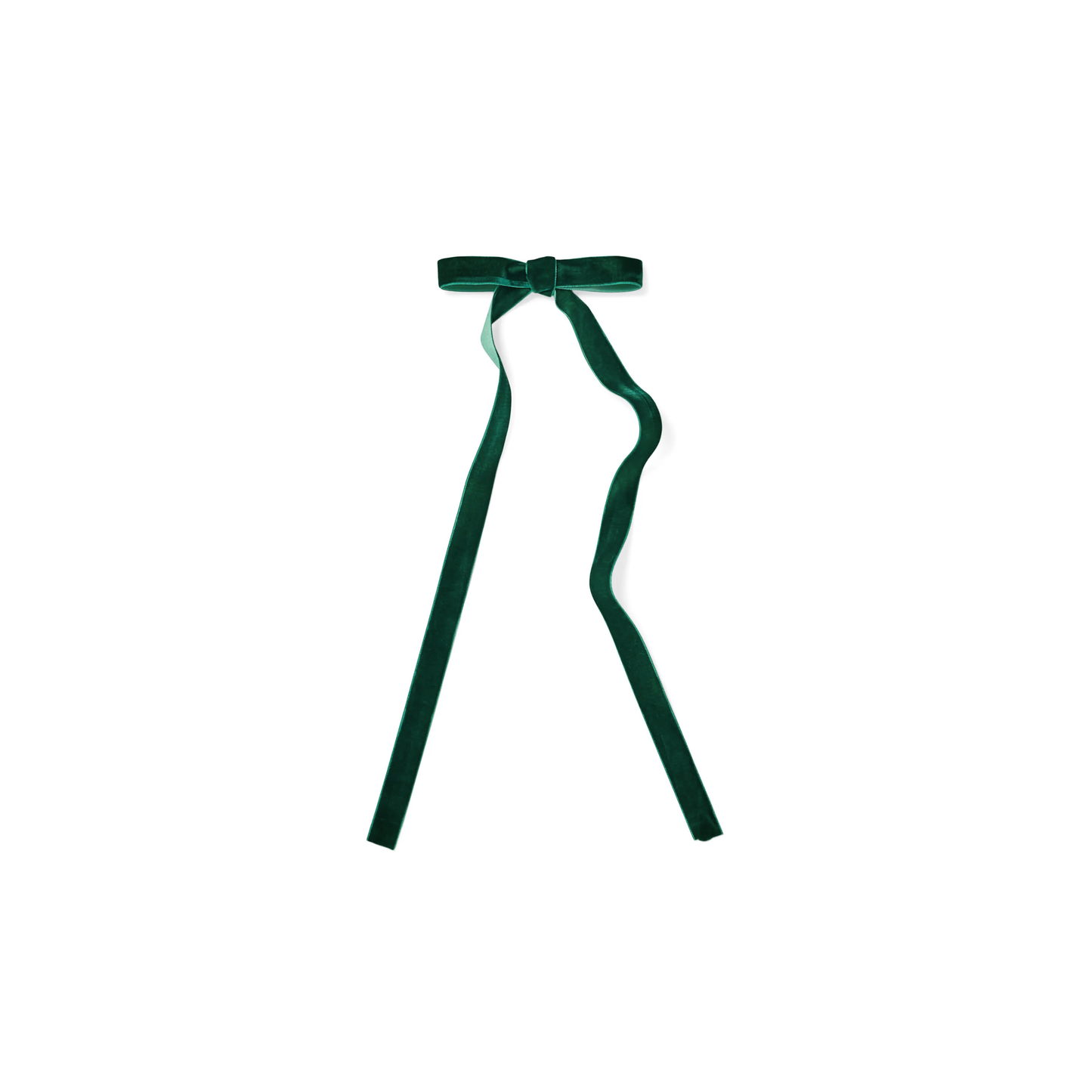 Velvet Bow - Green