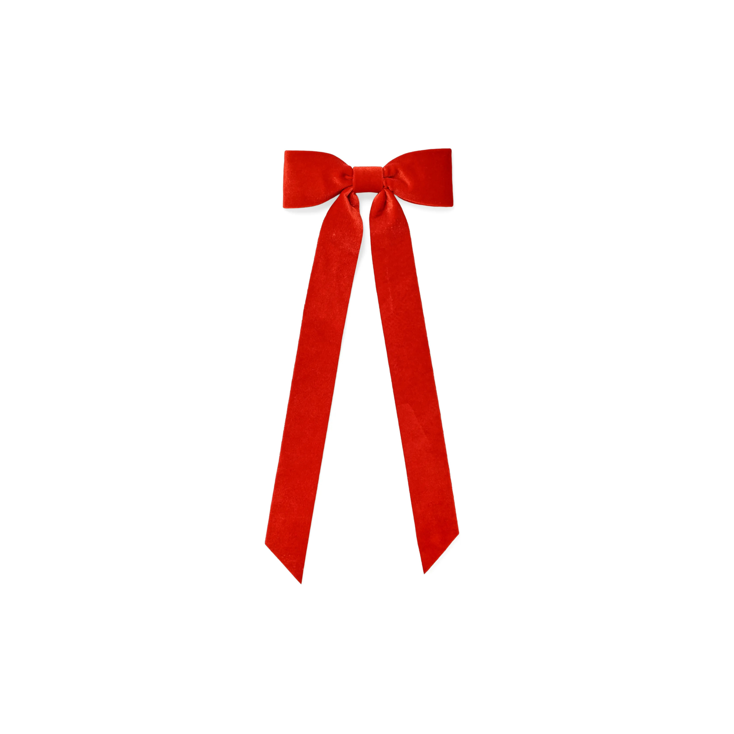 Velvet Bow - Red (Large)