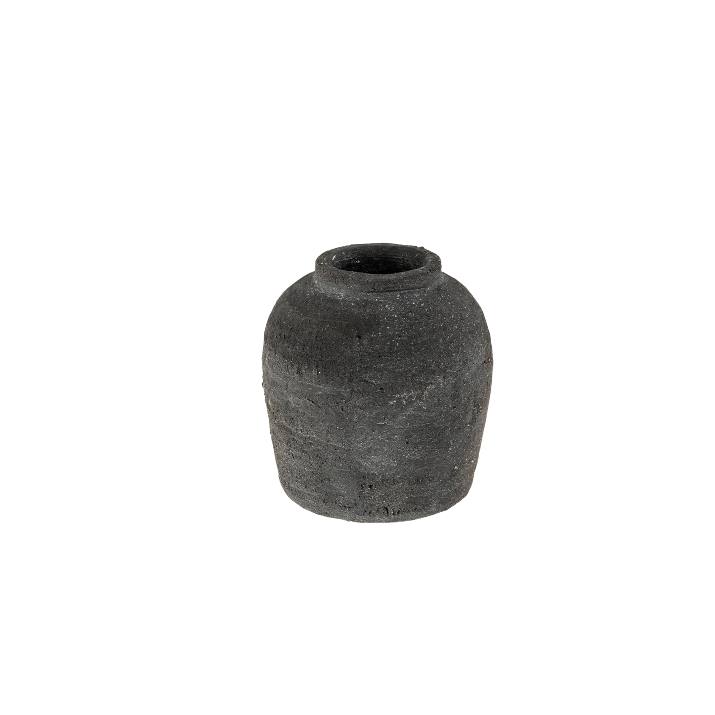Volos Terracotta Vase - Black
