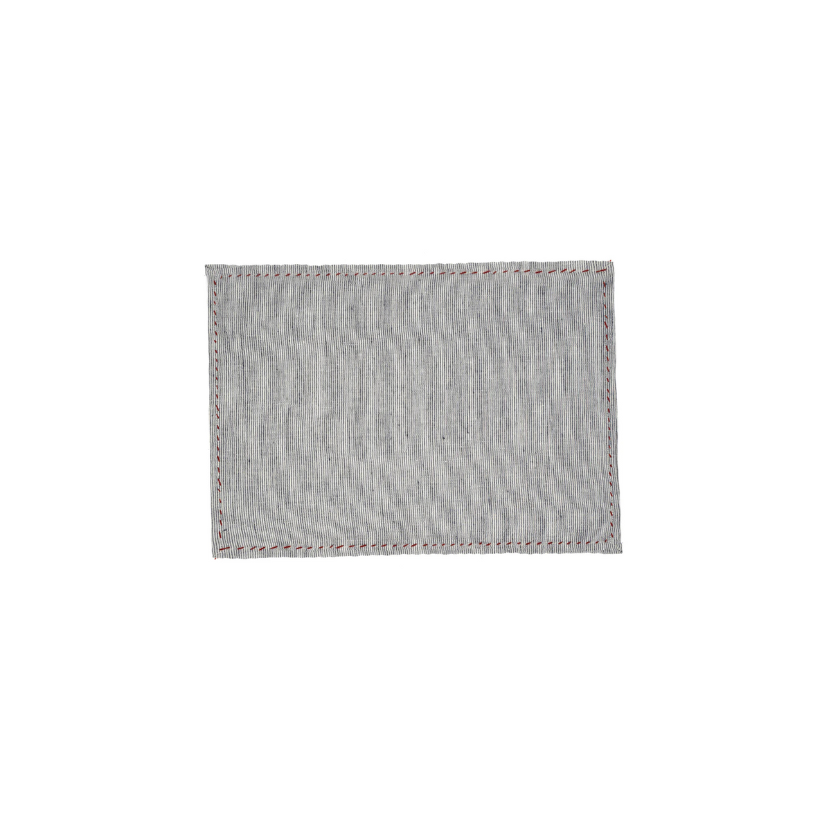 Linen Pinstripe Placemats - Blue (Set of 4)