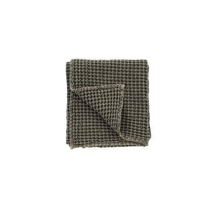 Stonewashed Waffle Throw Blanket