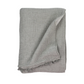 Fleece Lined Throw Blanket - Grey