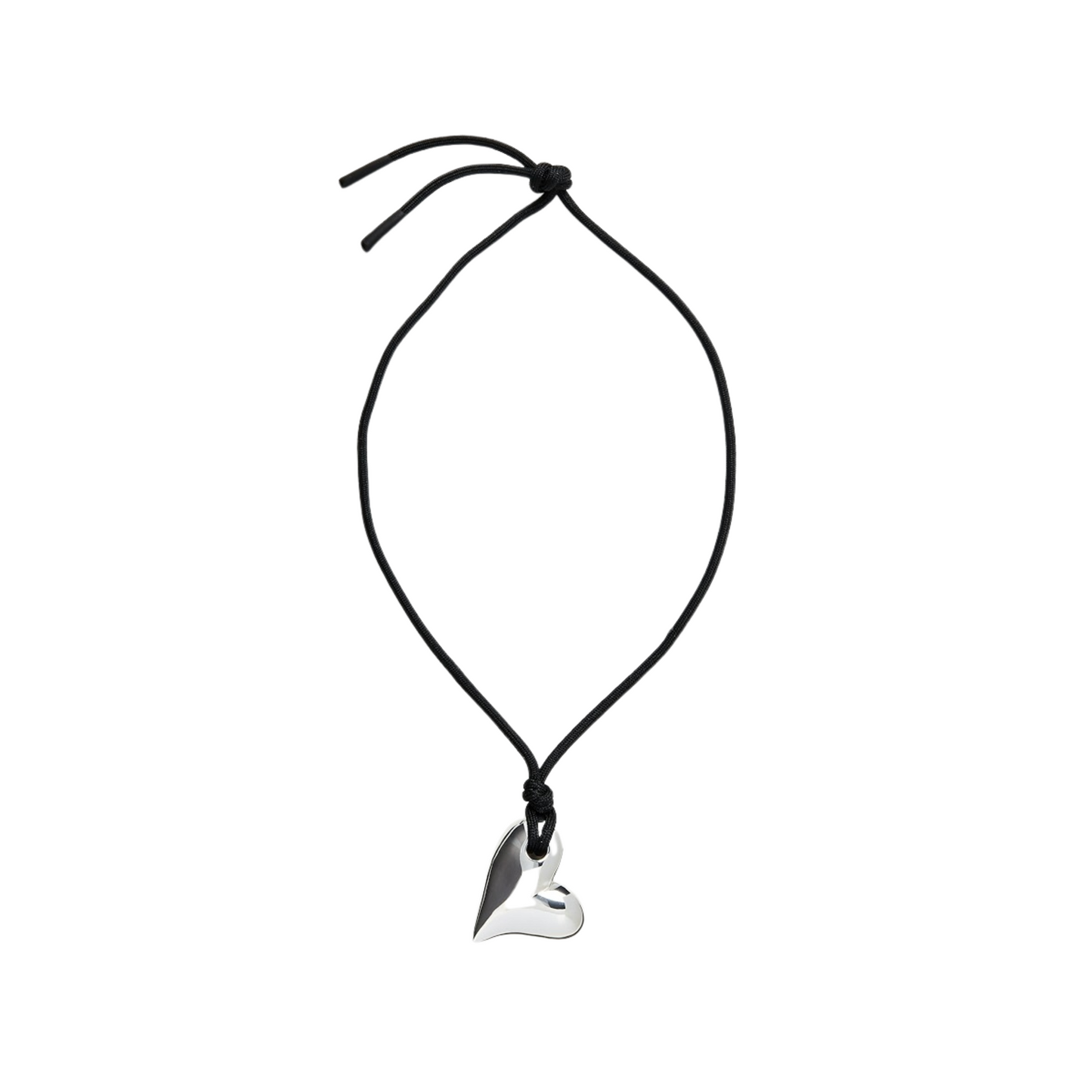 Art Heart On A String Necklace